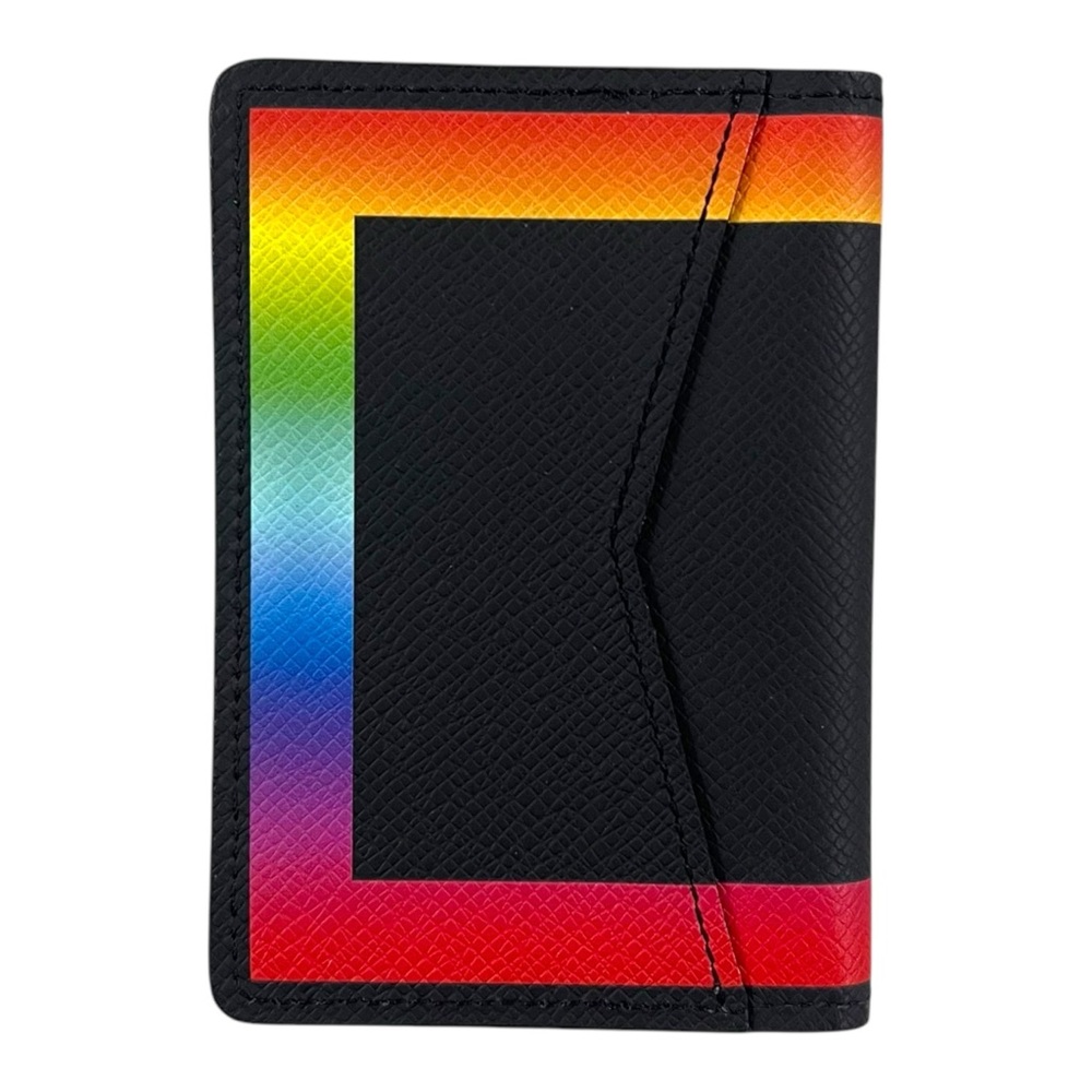 Louis Vuitton Taiga Rainbow Pocket Organizer Card Holder Wallet - Picture 2 of 7